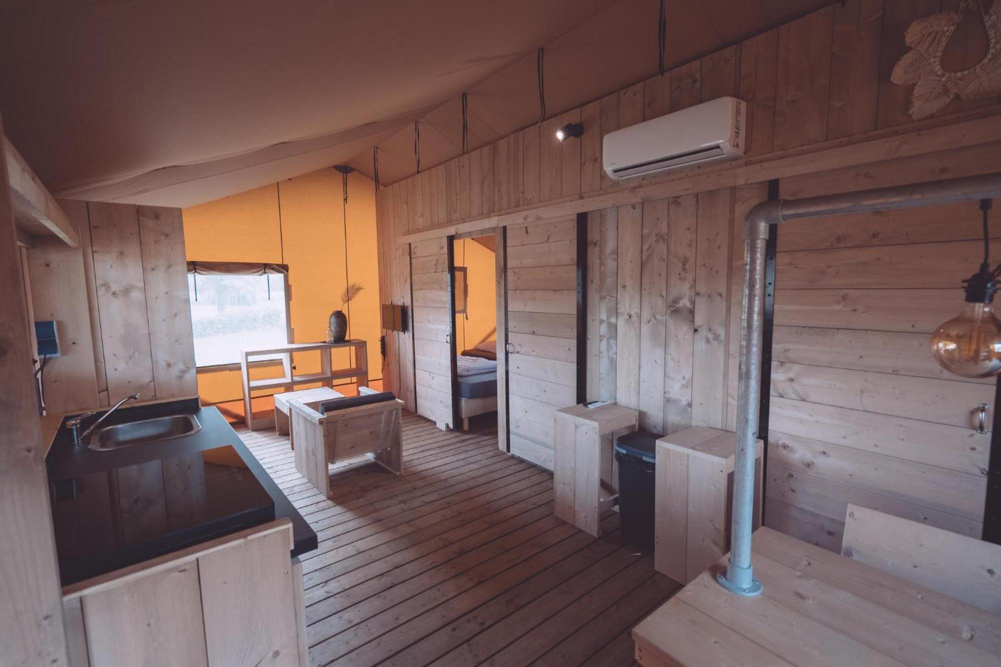 Luxe glamping tent Bant Værelse billede