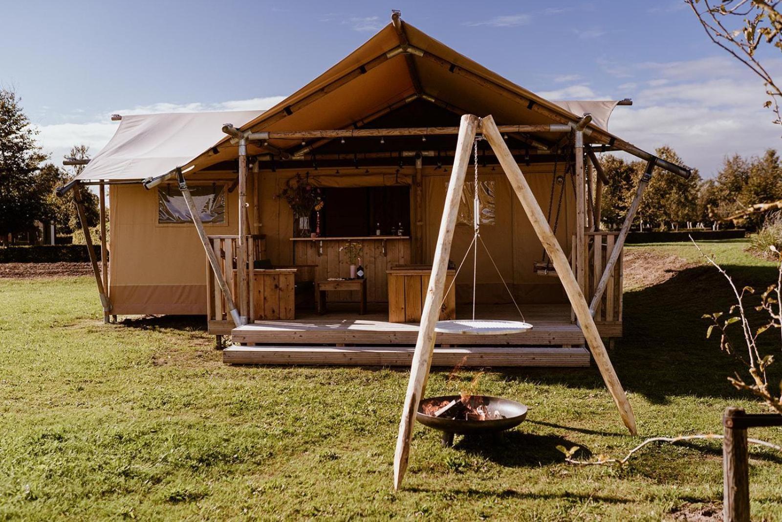 Luxe glamping tent Bant Værelse billede