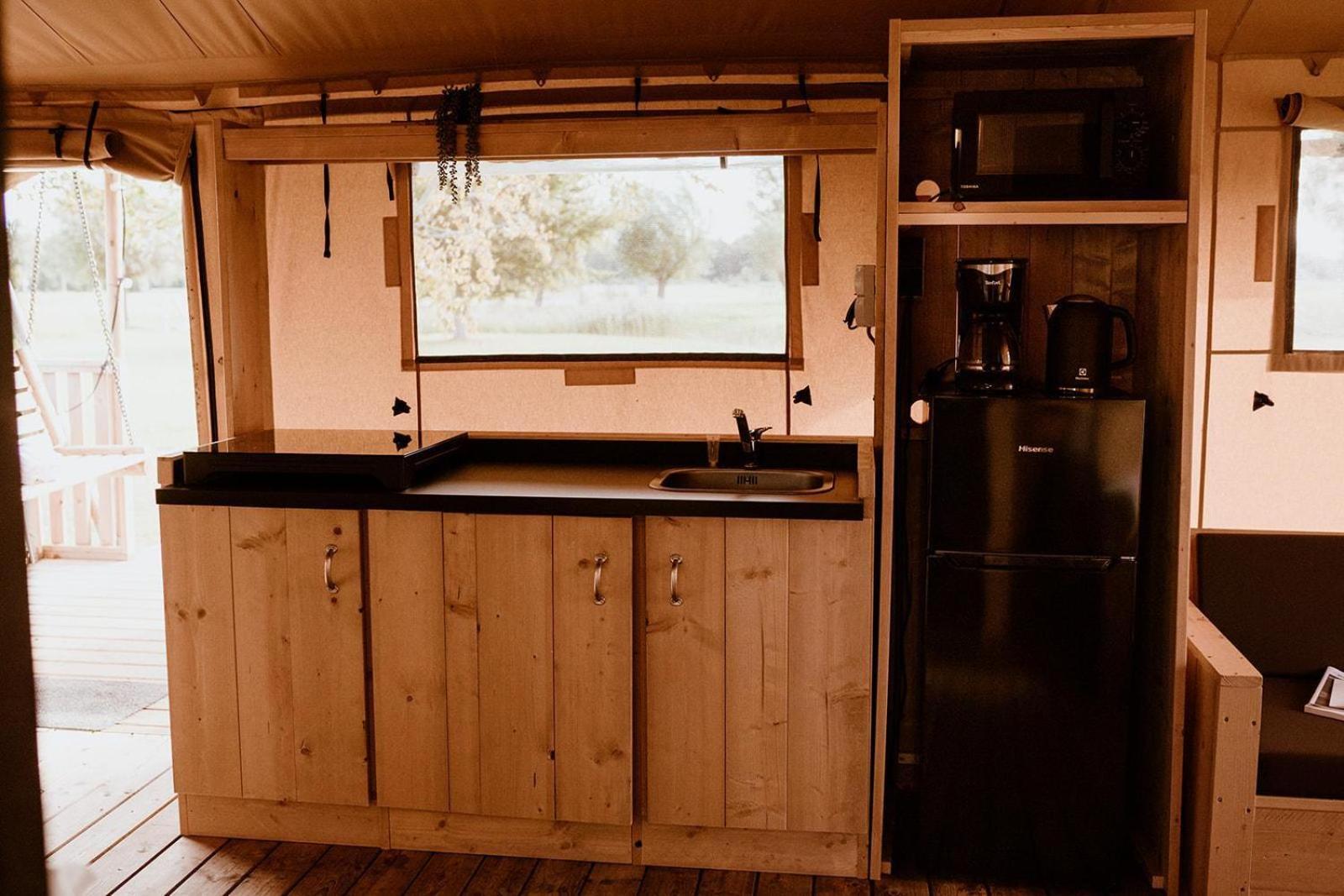 Luxe glamping tent Bant Værelse billede