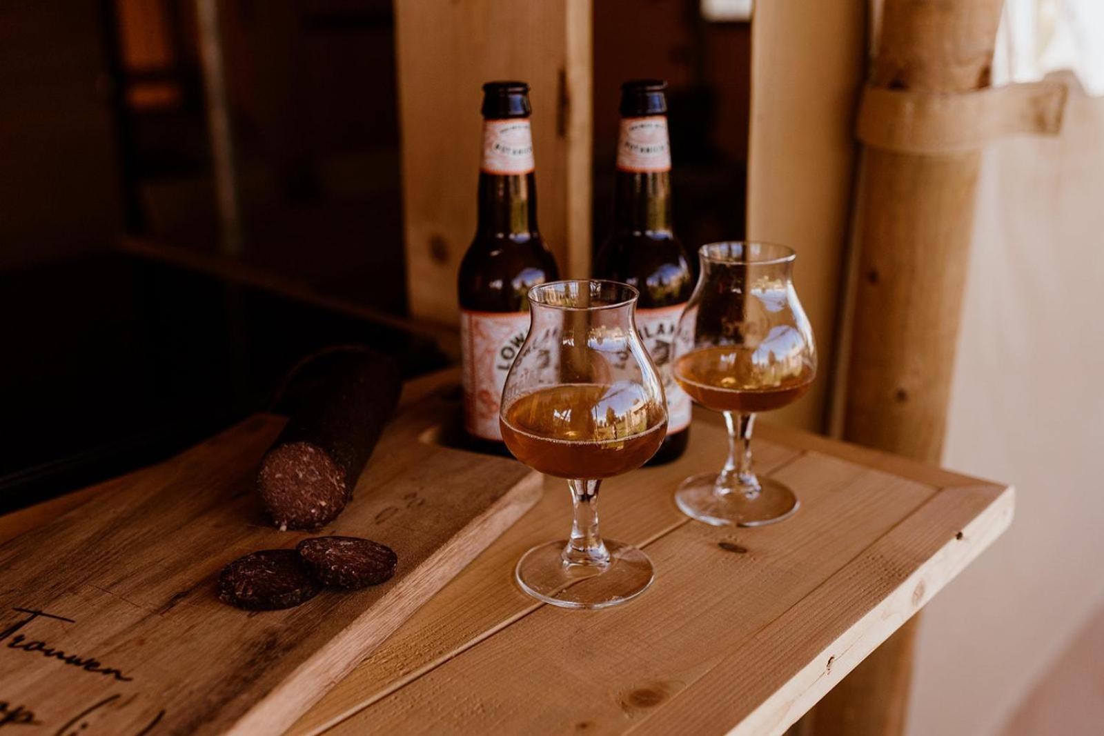 Luxe glamping tent Bant Værelse billede