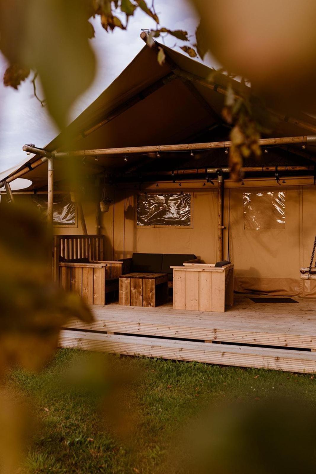 Luxe glamping tent Bant Værelse billede
