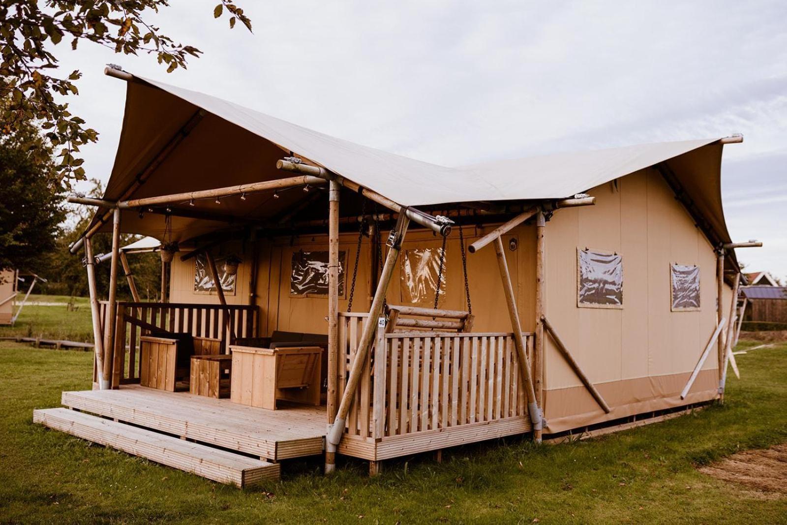 Luxe glamping tent Bant Værelse billede
