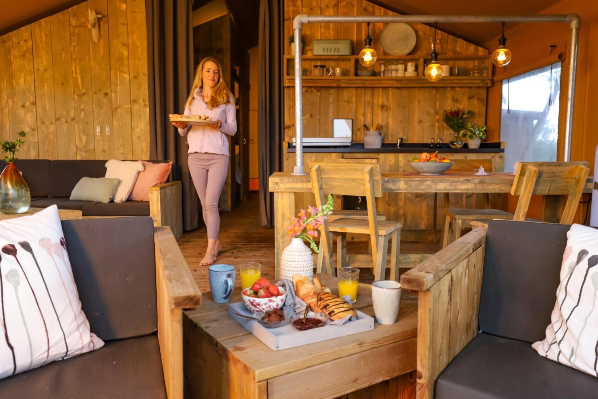Luxe glamping tent Bant Værelse billede