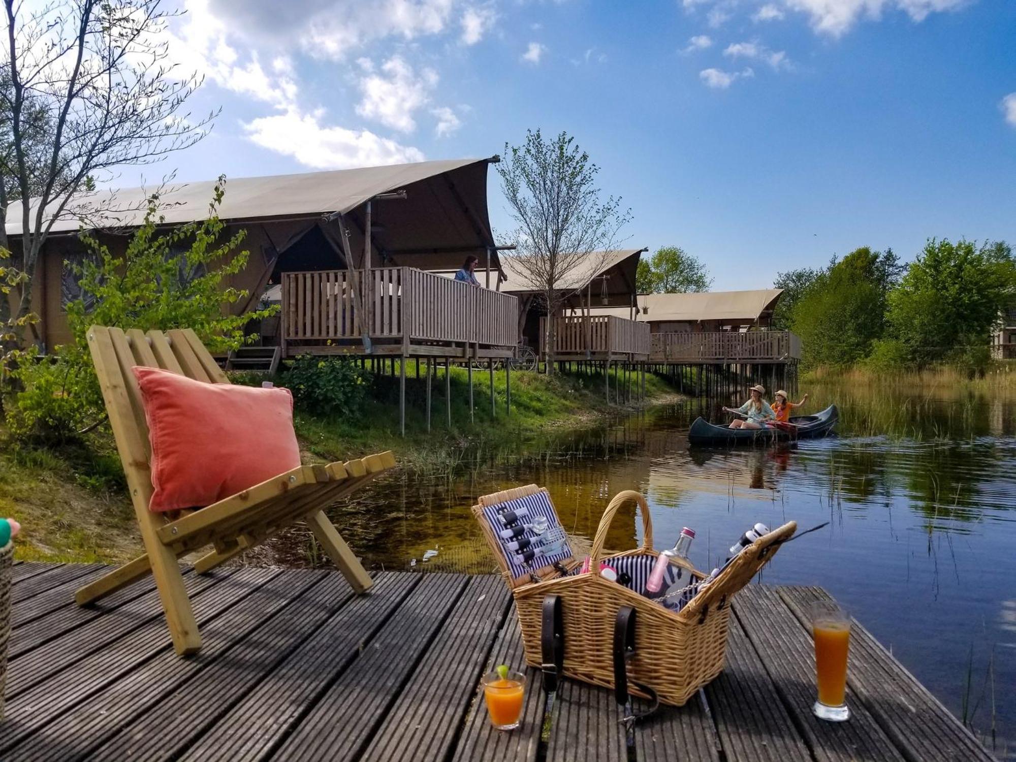 Luxe glamping tent Bant Værelse billede