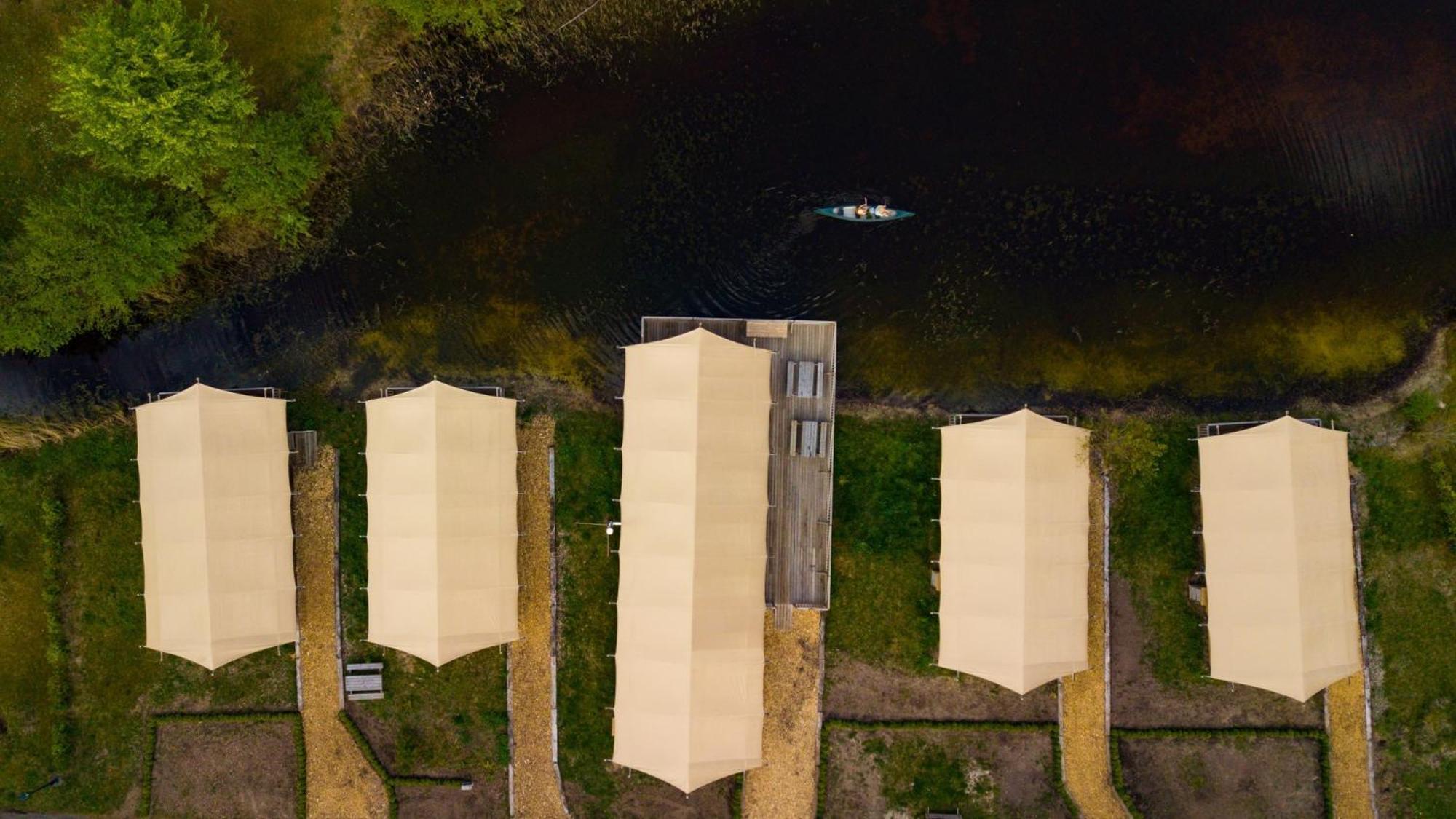 Luxe glamping tent Bant Værelse billede